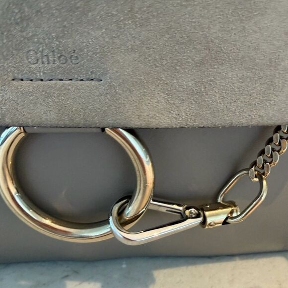 Chloe Leather and Suede Shoulder or Crossbody Handbag - Picture 4 of 15